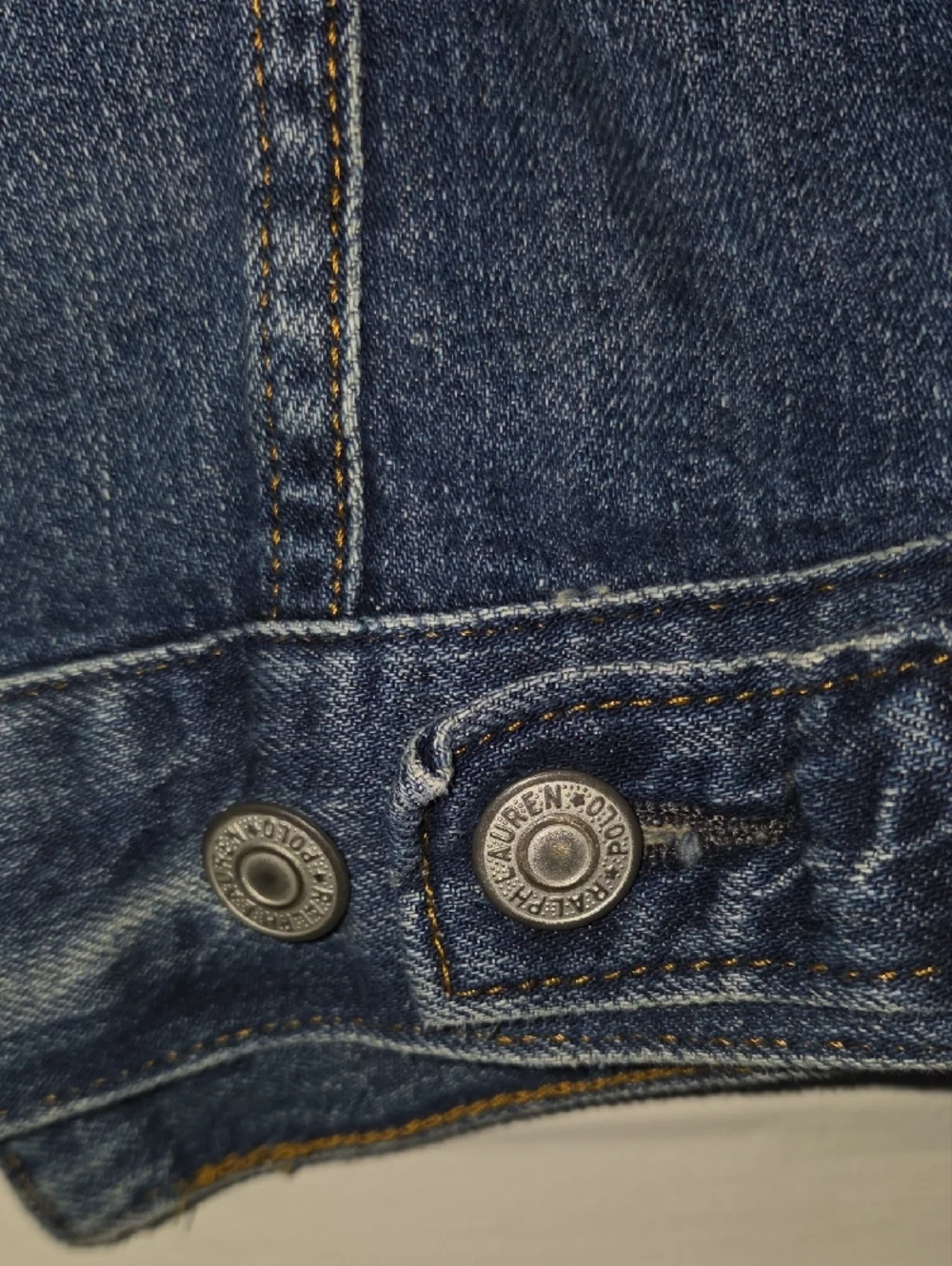 Ralph Lauren Kids Dark Blue Denim Jean Jacket
